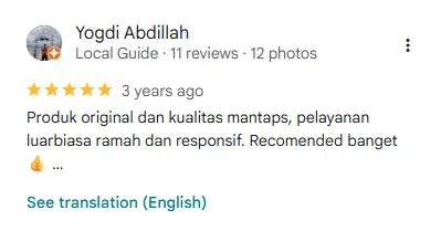 testimoni pelanggan cctv Solo