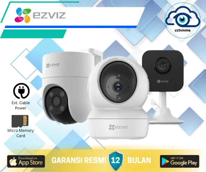 Paket CCTV Ezviz dengan teknologi Wireless alias WIFI